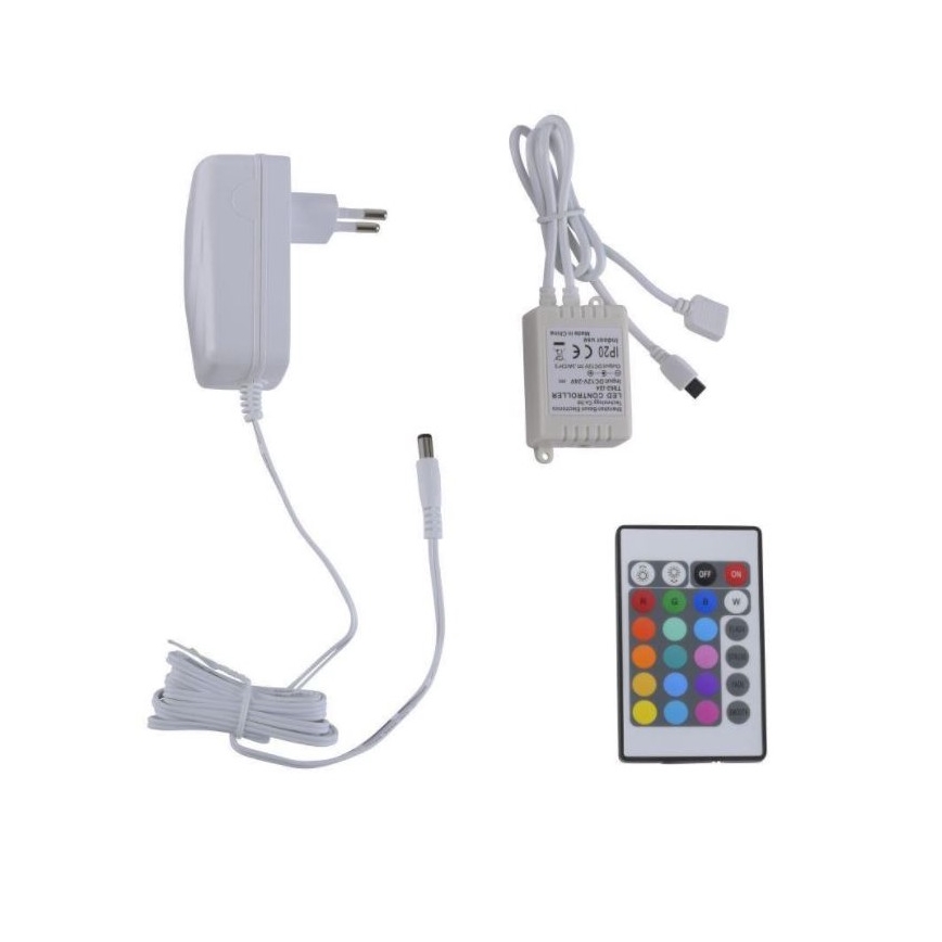 Leuchten Direkt 1210-70-BH - LED RGB Aptumšojama josla TEANIA 3m 16,2W/12/230V + tālvadības pults