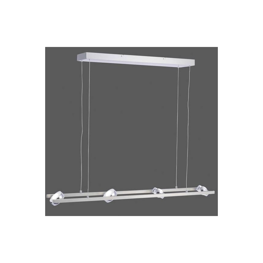 Leuchten Direkt 12470-55 - LED RGB Aptumšojoša lustra uz auklas OPTI 8xLED/3W/230V + TP