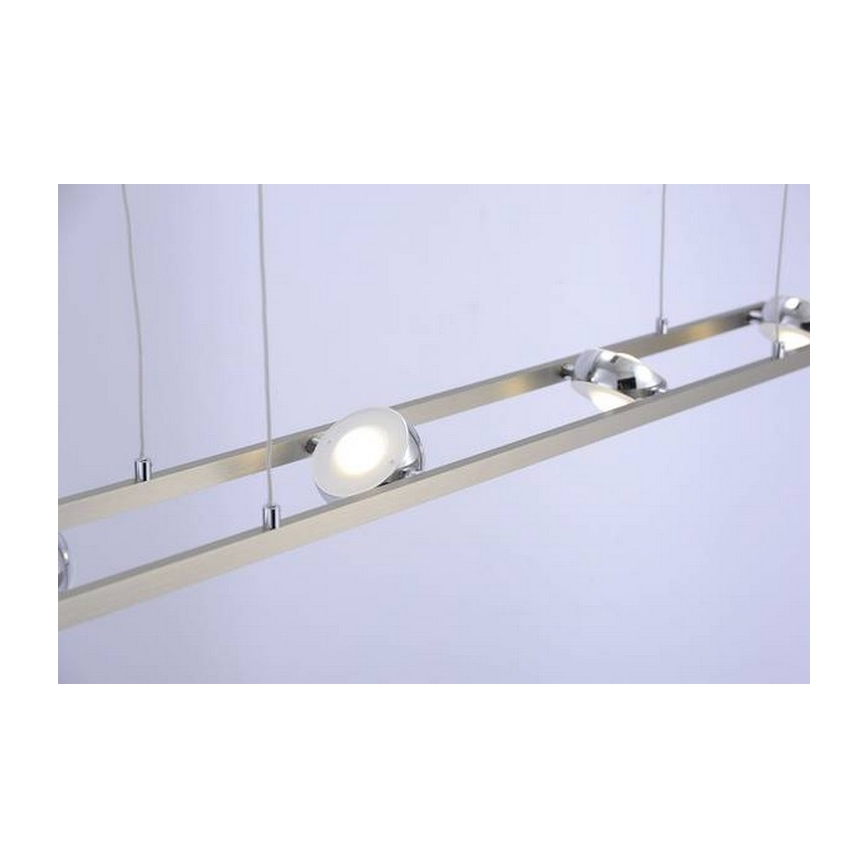 Leuchten Direkt 12470-55 - LED RGB Aptumšojoša lustra uz auklas OPTI 8xLED/3W/230V + TP