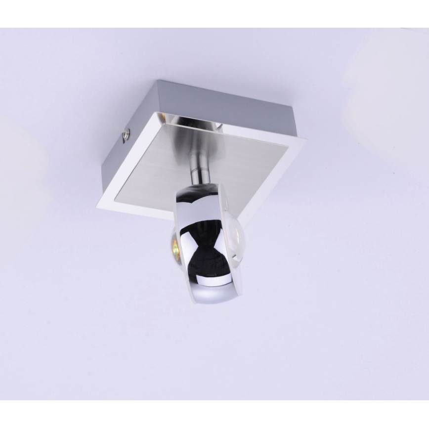 Leuchten Direkt 12471-55 -LED RGBW Aptumšojams sienas starmetis OPTI LED/6W/230V 2700-5000K + tālvadības pults