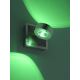 Leuchten Direkt 12471-55 -LED RGBW Aptumšojams sienas starmetis OPTI LED/6W/230V 2700-5000K + tālvadības pults