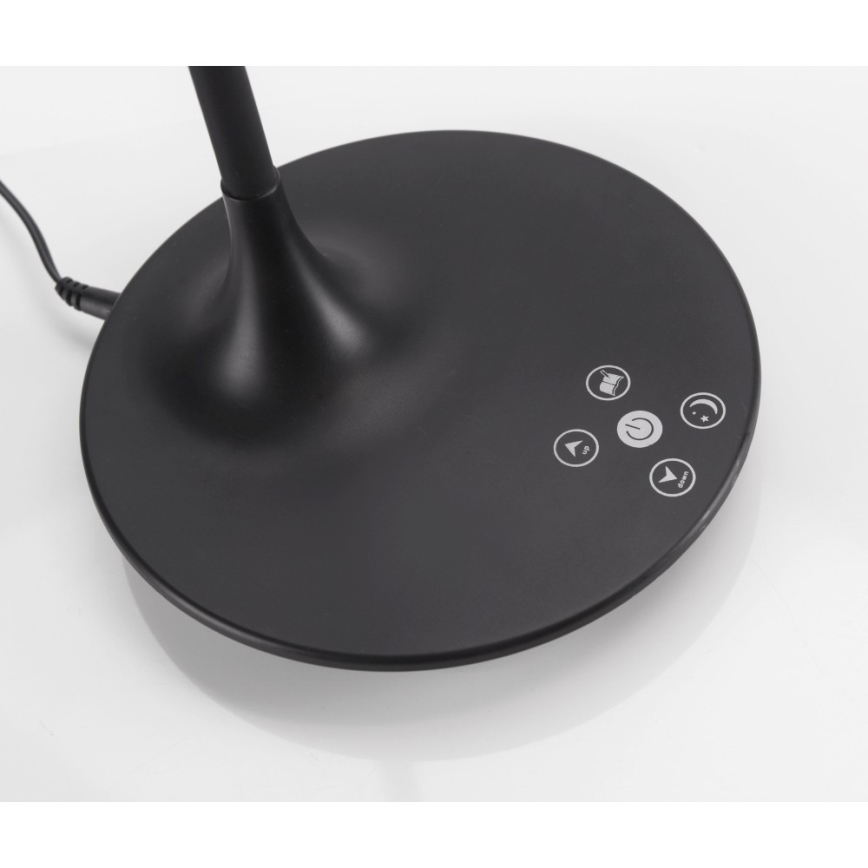 Leuchten Direkt 13061-18 - LED Aptumšojama galda lampa RAFAEL LED/5W/230V 2700-6000K melna