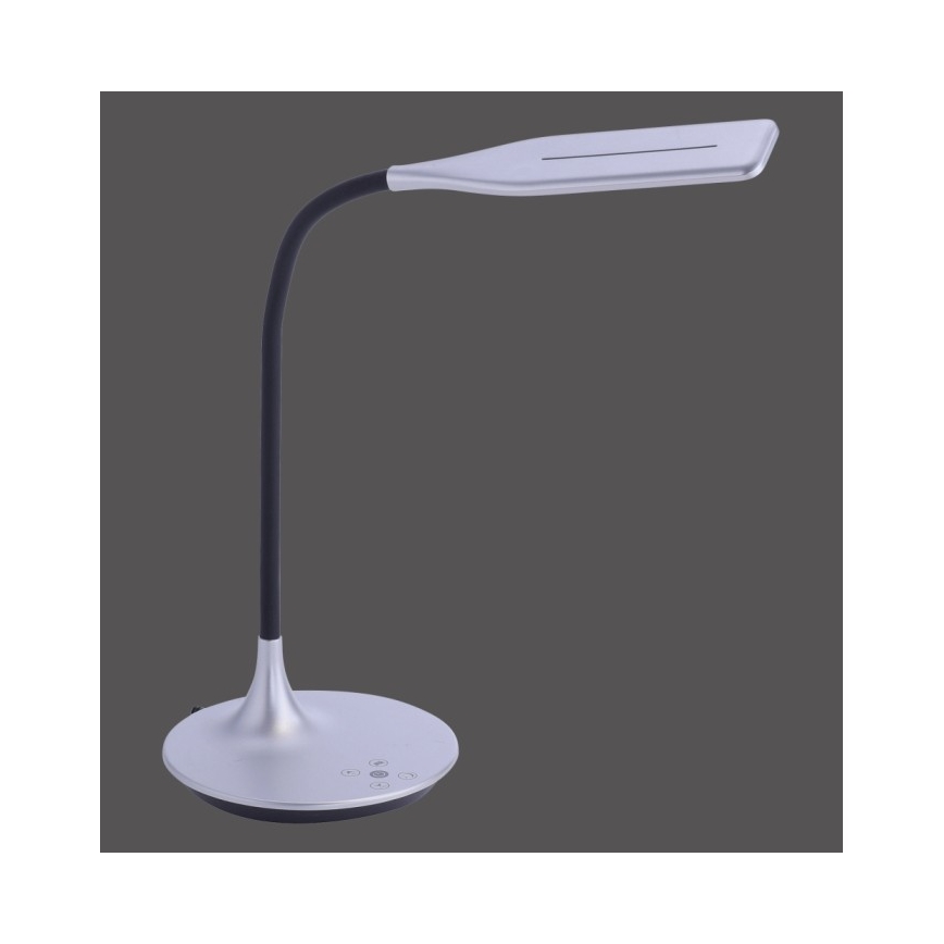 Leuchten Direkt 13061-21 - LED Aptumšojama galda lampa RAFAEL LED/5W/230V 2700-6000K sudraba