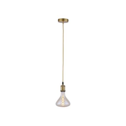 Leuchten Direkt 13570-60 - Lustra ar auklu DIY 1xE27/60W/230V misiņš