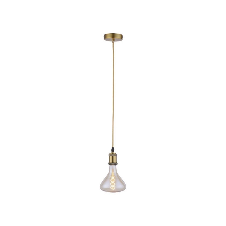 Leuchten Direkt 13570-60 - Lustra ar auklu DIY 1xE27/60W/230V misiņš
