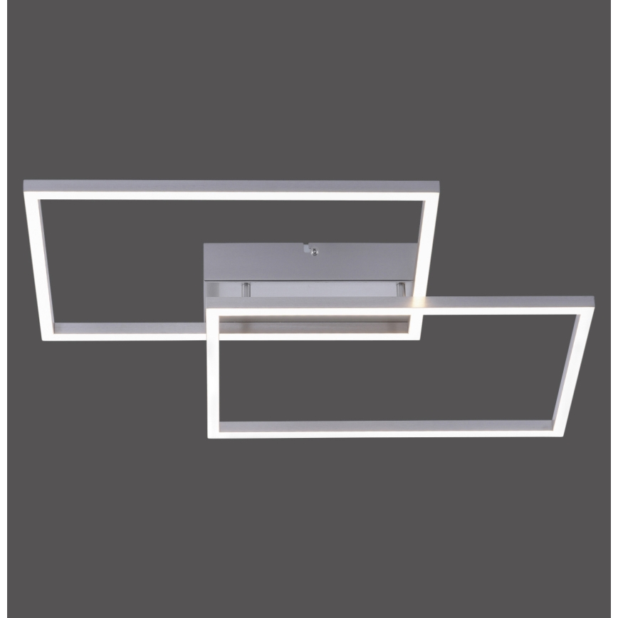 Leuchten Direkt 14017-55 - LED Aptumšojams griestu gaismeklis IVEN 2xLED/20W/230V + Tālvadības pults