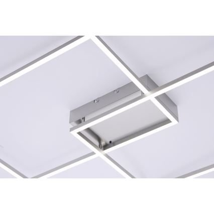 Leuchten Direkt 14017-55 - LED Aptumšojams griestu gaismeklis IVEN 2xLED/20W/230V + Tālvadības pults