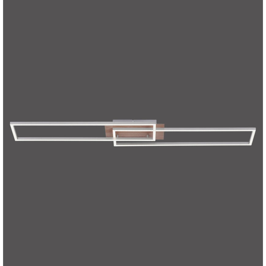 Leuchten Direkt 14019-78 - LED Aptumšojams griestu gaismeklis IVEN 2xLED/20W/230V + tālvadības pults