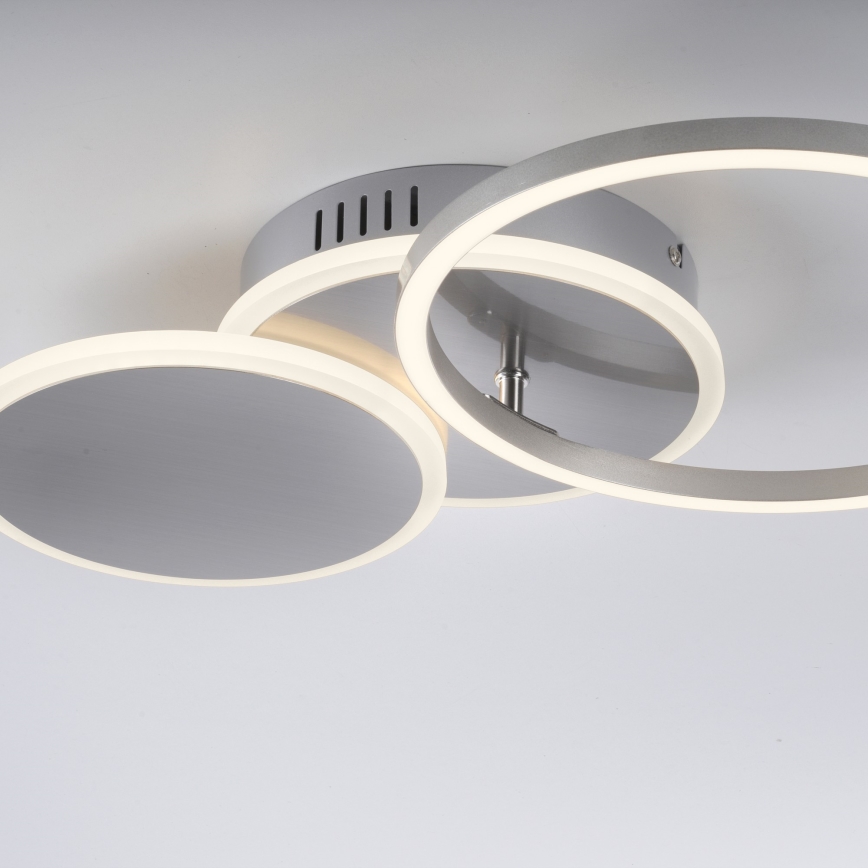 Leuchten Direkt 14116-55 - LED Griestu lampa SEVENT LED/25,5W/230V matēts hroms