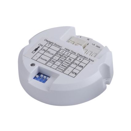 Leuchten Direkt 14122-16 - LED Vannas istabas griestu lampa ar sensoru SKYLER LED/12W/230V IP44