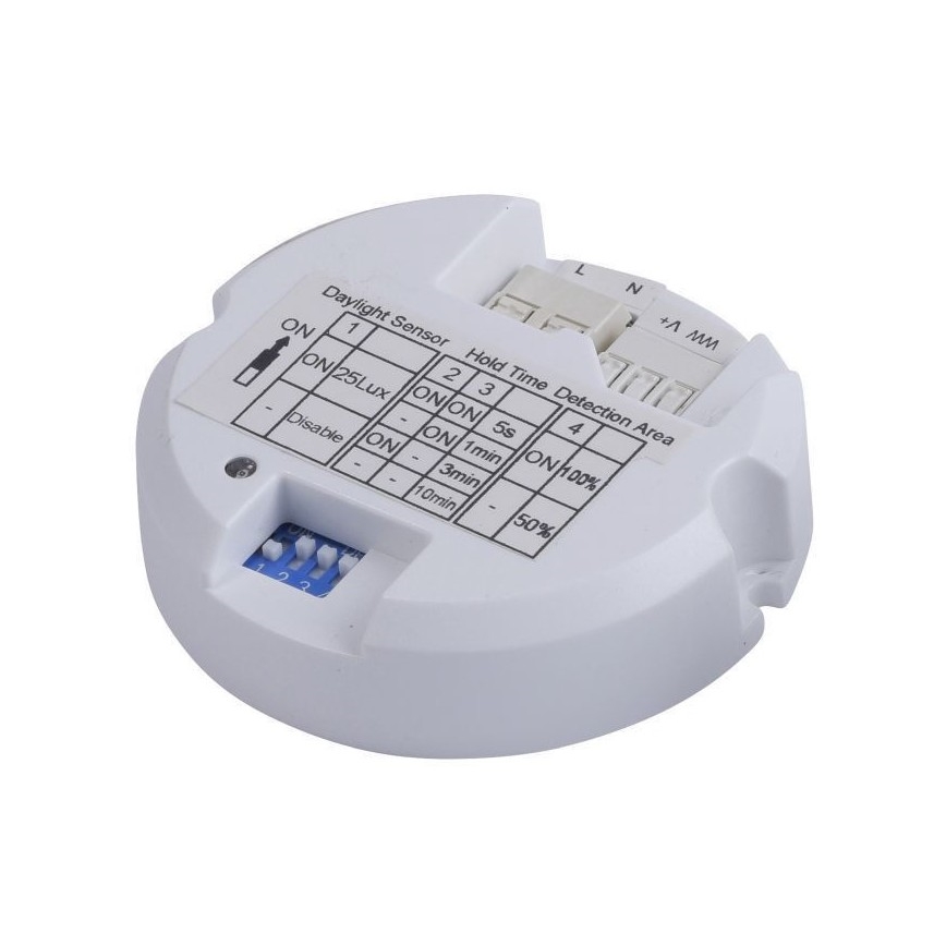 Leuchten Direkt 14122-16 - LED Vannas istabas griestu lampa ar sensoru SKYLER LED/12W/230V IP44