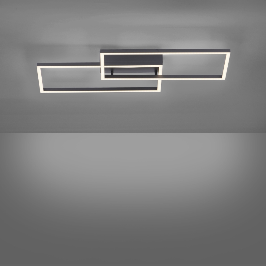 Leuchten Direkt 14140-18 - LED Aptumšojams griestu gaismeklis IVEN 2xLED/13.5W/230V + tālvadības pults