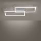 Leuchten Direkt 14140-55 - LED Aptumšojams griestu gaismeklis IVEN 2xLED/13,5W/230V + tālvadības putlts