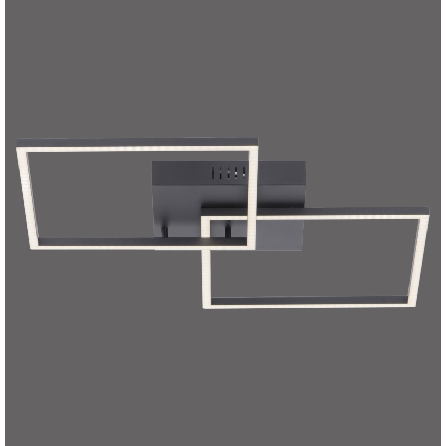 Leuchten Direkt 14141-18 - LED Aptumšojams griestu gaismeklis IVEN 2xLED/13,5W/230V + tālvadības pults