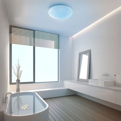 Leuchten Direkt 14241-16 - LED RGB Aptumšojams griestu gaismeklis SKYLER LED/5,6W/230V + tālvadības pults