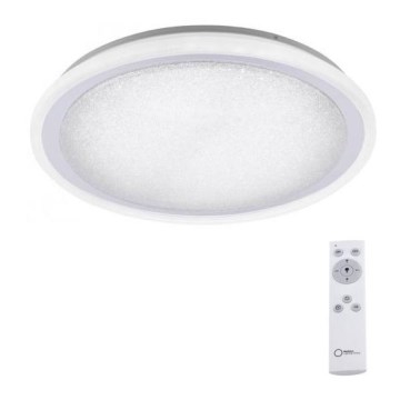 Leuchten Direkt 14336-17 - LED Aptumšojams griestu gaismeklis MEDINA LED/40W/230V 3000-5000K + tālvadības pults