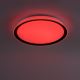 Leuchten Direkt 14339-21 - LED RGB Aptumšojams griestu gaismeklis KARI LED/37W/230V Tuya 2700-5000K + tālvadības pults