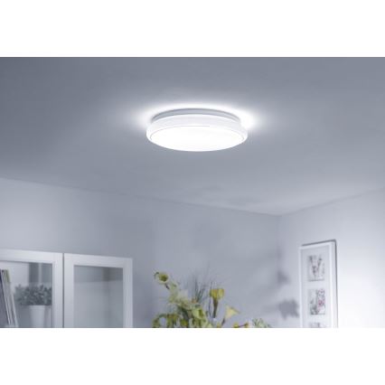 Leuchten Direkt 14366-16 - LED Aptumšojams griestu gaismeklis JUPITER LED/40W/230V 3000-5000K + tālvadības pults