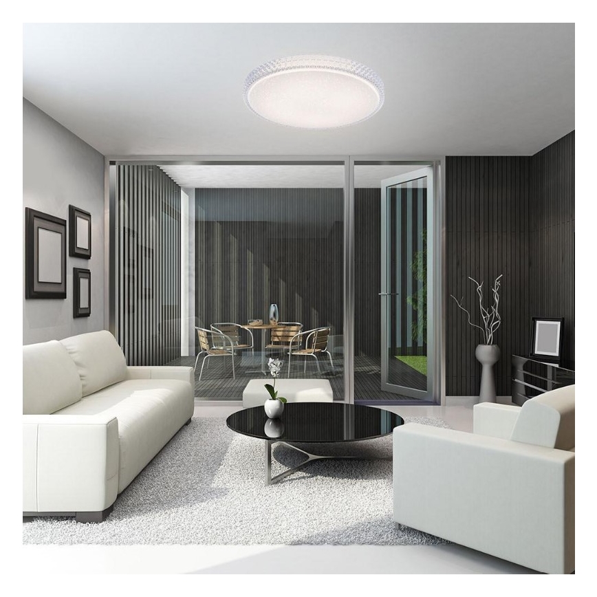 Leuchten Direkt 14372-00 - LED Griestu gaismeklis FRIDA LED/40W/230V 3000-5000K
