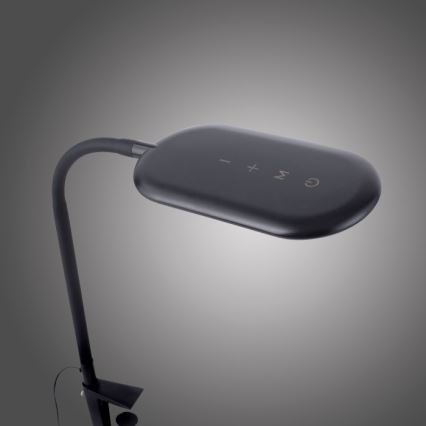 Leuchten Direkt 14404-18-LED Aptumšojama galda lampa ar fiksatoru KELLY LED/7W/230V 3000/4000/6000K