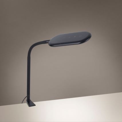 Leuchten Direkt 14404-18-LED Aptumšojama galda lampa ar fiksatoru KELLY LED/7W/230V 3000/4000/6000K