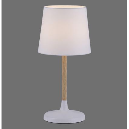 Leuchten Direkt 14423-16 - Galda lampa NIMA 1xE14/40W/230V balta