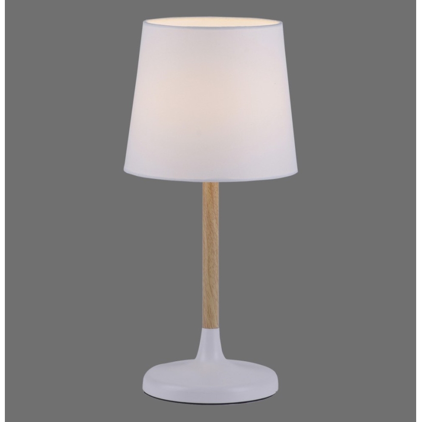 Leuchten Direkt 14423-16 - Galda lampa NIMA 1xE14/40W/230V balta