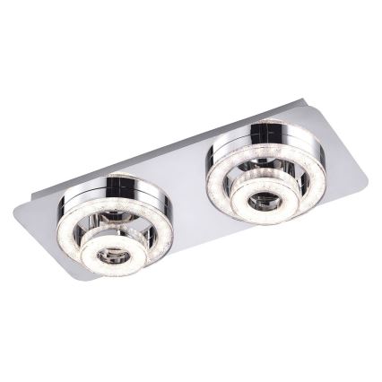 Leuchten Direkt 14521-17 - LED Griestu gaismeklis TIM 2xLED/2,8W/230V + 2xLED/3,1W