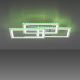 Leuchten Direkt 14636-55 - LED RGB Aptumšojama griestu lampa FELIX LED/35W/230V + tālvadības pults