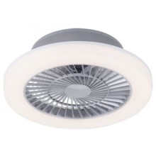 Leuchten Direkt 14645-55 - LED Gaismeklis ar ventilatoru LEONARD LED/27W/230V