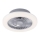 Leuchten Direkt 14645-55 - LED Lampa ar ventilatoru LEONARD LED/27W/230V