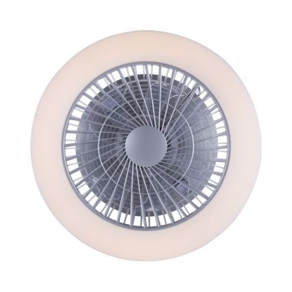 Leuchten Direkt 14645-55 - LED Lampa ar ventilatoru LEONARD LED/27W/230V