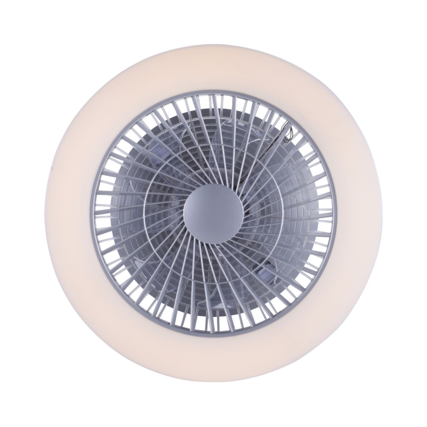 Leuchten Direkt 14645-55 - LED Lampa ar ventilatoru LEONARD LED/27W/230V