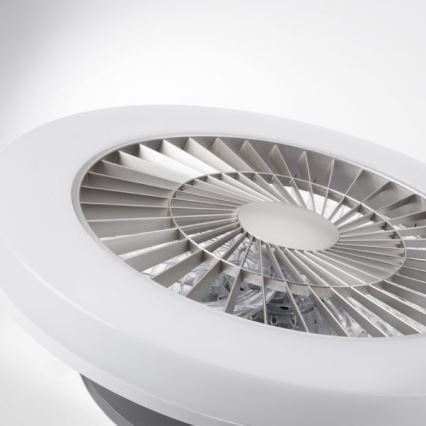 Leuchten Direkt 14645-55 - LED Lampa ar ventilatoru LEONARD LED/27W/230V