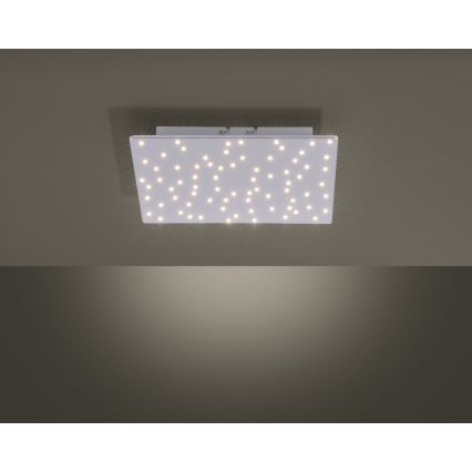 Leuchten Direkt 14670-55 - LED Aptumšojams griestu gaismeklis SPARKLE LED/12W/230V + tālvadības pulti