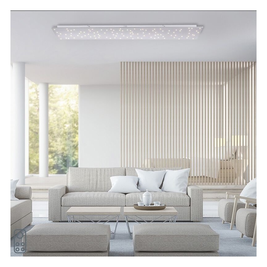 Leuchten Direkt 14672-55 - LED Aptumšojams griestu gaismeklis SPARKLE LED/18W/230V 2700-5000K + tālvadības pults