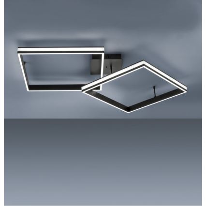 Leuchten Direkt 14700-18 - LED Aptumšojama virsapmetuma lustra ELIS 2xLED/19W/230V + tālvadības pults