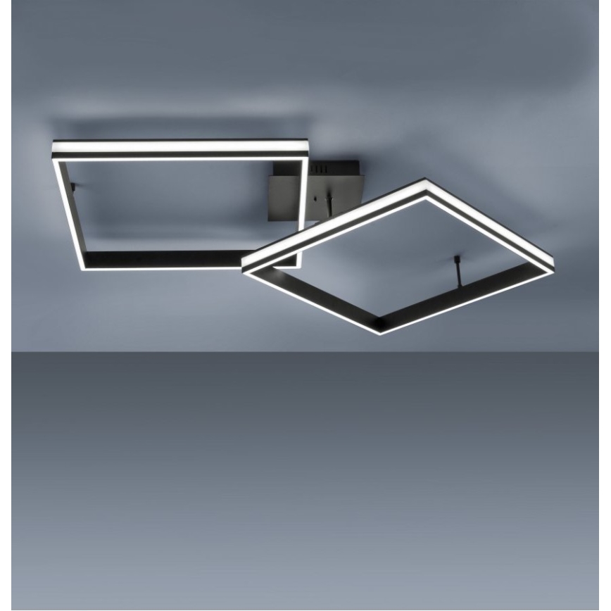 Leuchten Direkt 14700-18 - LED Aptumšojama virsapmetuma lustra ELIS 2xLED/19W/230V + tālvadības pults