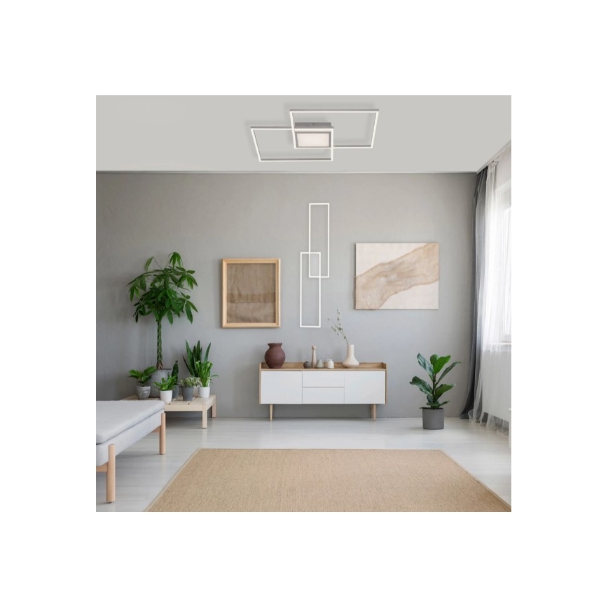 Leuchten Direkt 14711-55 - LED Aptumšojams griestu gaismeklis ASMIN LED/42W/230V 3000-5000K + tālvadības pults