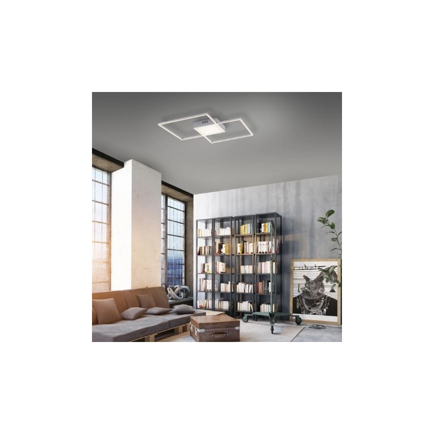 Leuchten Direkt 14712-55-LED Aptumšojama virsapmetuma lustra ASMIN LED/42W/230V 3000-5000K + tālvadibas pults