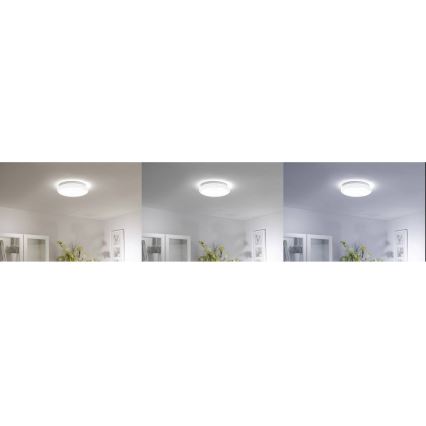 Leuchten Direkt 14742-16 - LED RGB Aptumšojams griestu gaismeklis JUPI LOLASMART LED/18W/230V Tuya 2700-5000K + tālvadības pults