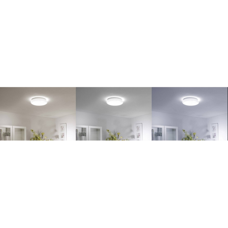 Leuchten Direkt 14742-16 - LED RGB Aptumšojams griestu gaismeklis JUPI LOLASMART LED/18W/230V Tuya 2700-5000K + tālvadības pults