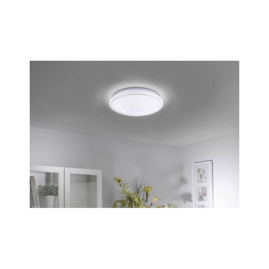 Leuchten Direkt 14743-16 - LED RGB Aptumšojams griestu gaismeklis JUPI LED/28W/230V Tuya 2700-5000K + tālvadības pults