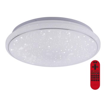 Leuchten Direkt 14743-16 - LED RGB Aptumšojams griestu gaismeklis JUPI LED/28W/230V Tuya 2700-5000K + tālvadības pults