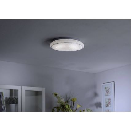 Leuchten Direkt 14744-16 - LED RGB Aptumšojams griestu gaismeklis JUPI LOLASMART LED/32W/230V + tālvadības pults