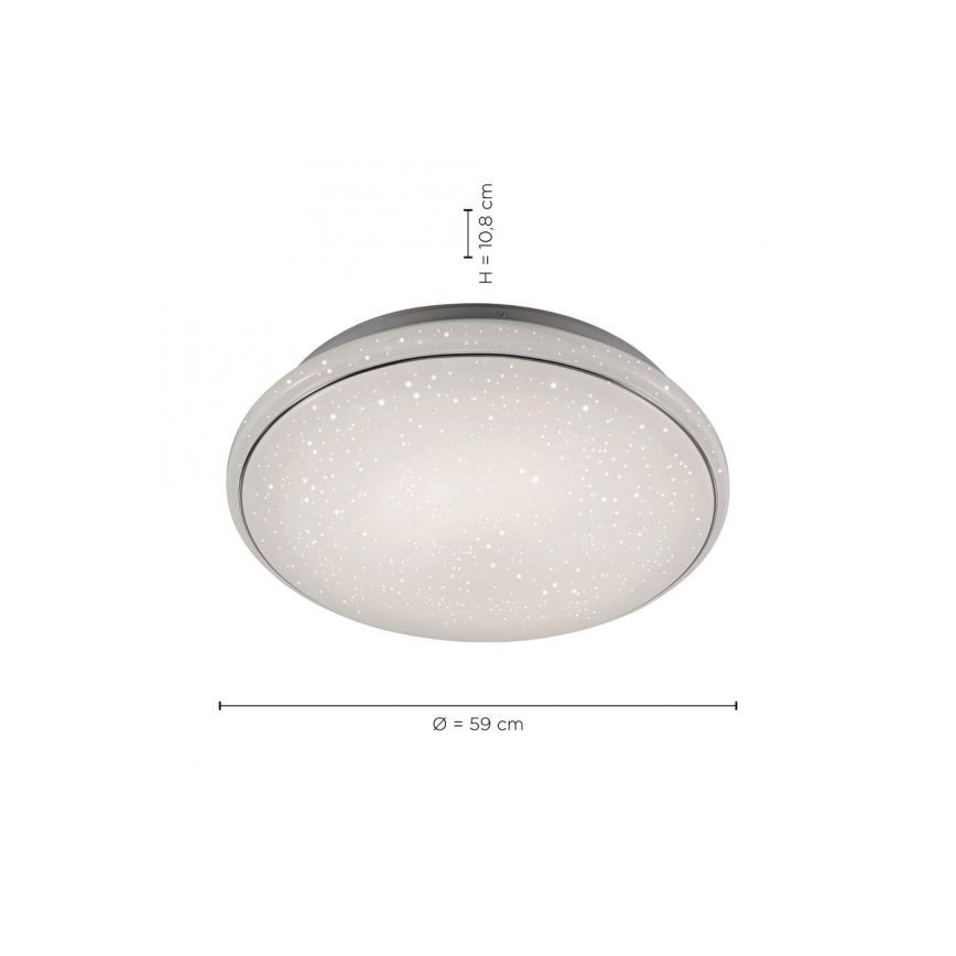 Leuchten Direkt 14744-16 - LED RGB Aptumšojams griestu gaismeklis JUPI LOLASMART LED/32W/230V + tālvadības pults
