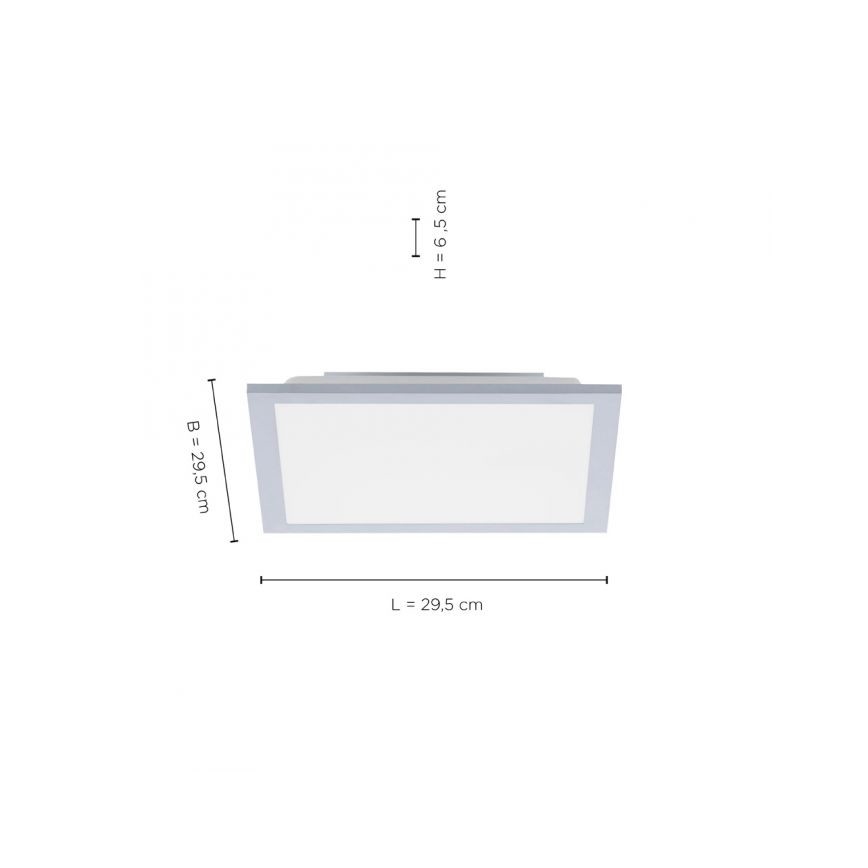 Leuchten Direkt 14750-21 - LED Griestu gaismeklis FLAT LED/12W/230V