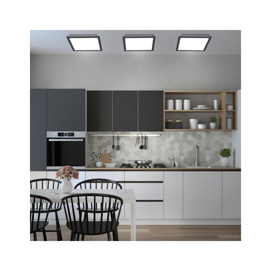 Leuchten Direkt 14754-18- LED Aptumšojams griestu gaismeklis FLAT LED/20W/230V 2700K-5000K + tālvadības pults