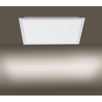 Leuchten Direkt 14755-21- LED Aptumšojams griestu gaismeklis FLAT LED/28W/230V 2700-5000K + tālvadības pults