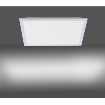 Leuchten Direkt 14755-21- LED Aptumšojams griestu gaismeklis FLAT LED/28W/230V 2700-5000K + tālvadības pults